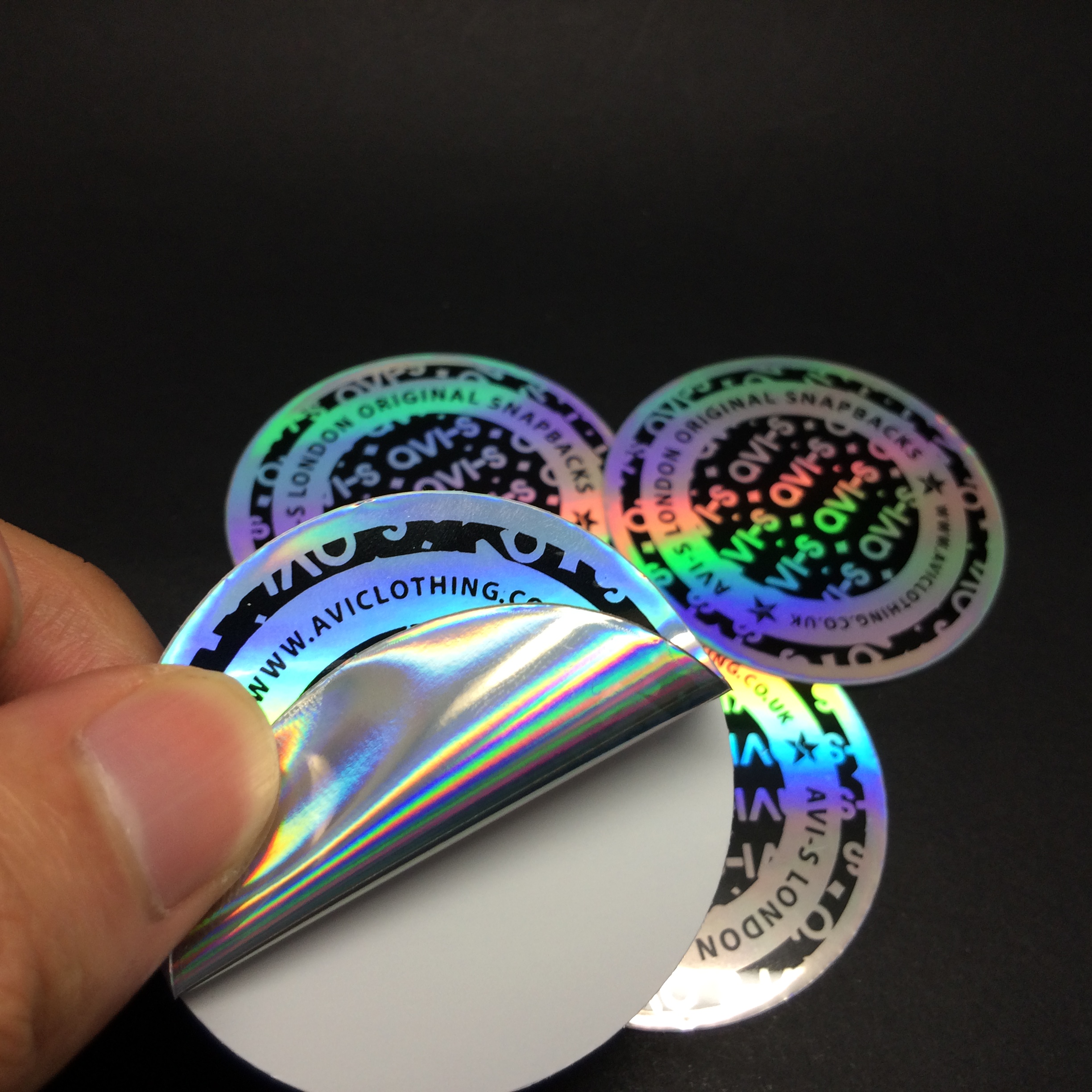 Holographic Stickers