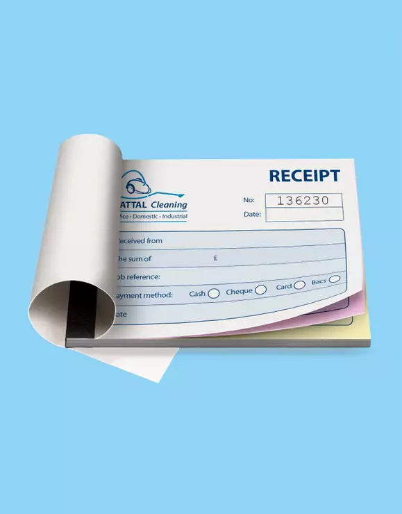 NCR Receipt Books
