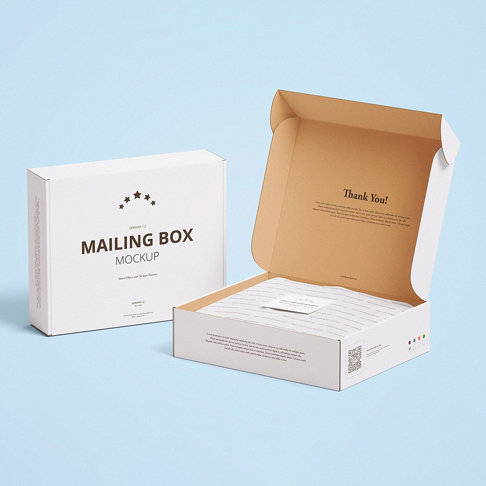 Crash Lock Mailer Boxes alternate view