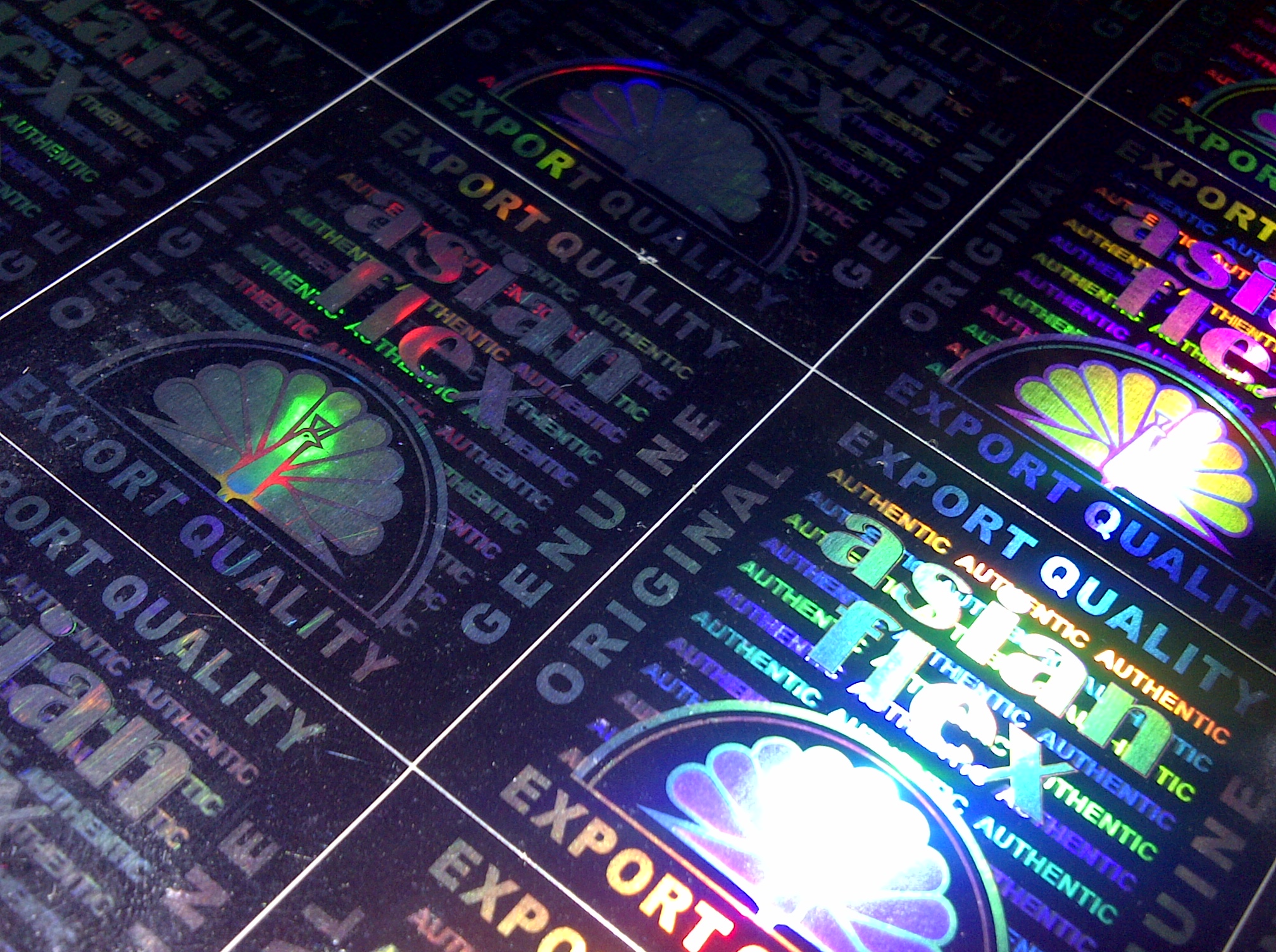 Holographic Stickers